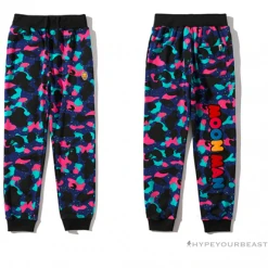 Hypeyourbeast BAPE X KID CUDI Camouflage Pants Clothes