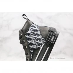 Hypeyourbeast Dior B23 High Top Canvas Oblique Black