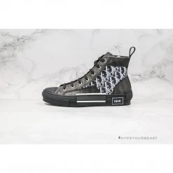 Hypeyourbeast Dior B23 High Top Canvas Oblique Black
