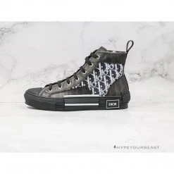 Hypeyourbeast Dior B23 High Top Canvas Oblique Black