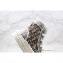 Hypeyourbeast Dior High Top White Brown