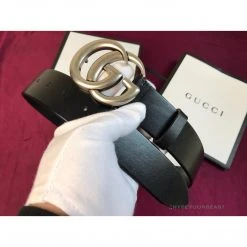 Hypeyourbeast GC Belt Black Silver Buckle Belts