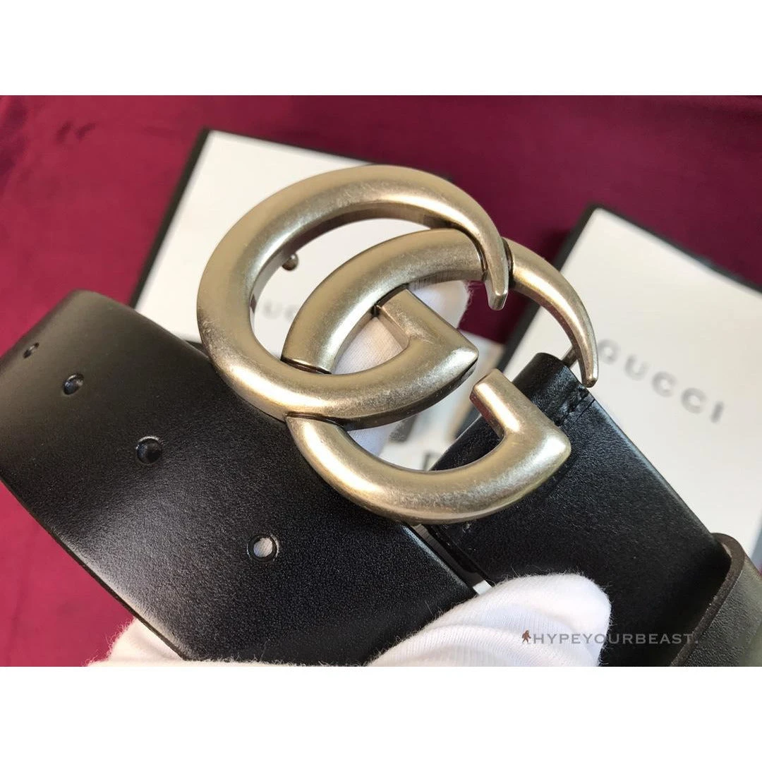 Hypeyourbeast GC Belt Black Silver Buckle Belts 1 Hypeyourbeast GC Belt Black Silver Buckle Belts