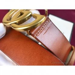 Hypeyourbeast Belts GC Belt Brown Gold Buckle