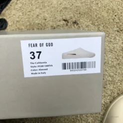Hypeyourbeast Yeezy Slides Fear Of God 7th The California Slides Almond