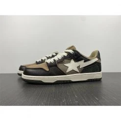 Hypeyourbeast Bape Sta Low Top Sneakers 'Brown Leather'