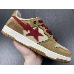 Hypeyourbeast Bape Sta Low Top Sneakers 'Brown Red'
