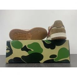 Hypeyourbeast Bape Sta Low Top Sneakers 'Brown Red'