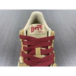 Hypeyourbeast Bape Sta Low Top Sneakers 'Brown Red'