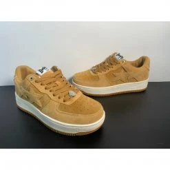 Hypeyourbeast Clothes A Bathing Ape Bape Sta Beige Suede