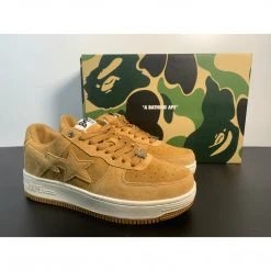 Hypeyourbeast Clothes A Bathing Ape Bape Sta Beige Suede