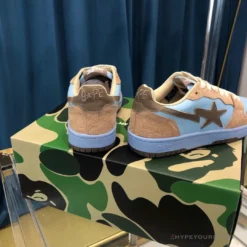 Hypeyourbeast Bape Sta Low Top Sneakers Clay Blue
