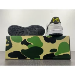 Hypeyourbeast Bape Sta Low Top Sneakers 'White Metallic Silver' 27 Hypeyourbeast Bape Sta Low Top Sneakers 'White Metallic Silver'