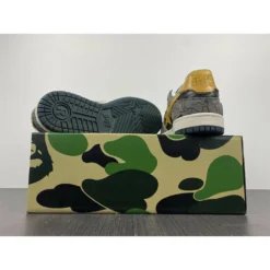 Hypeyourbeast Bape Sta Low Top Sneakers 'Grey Mustard Yellow'