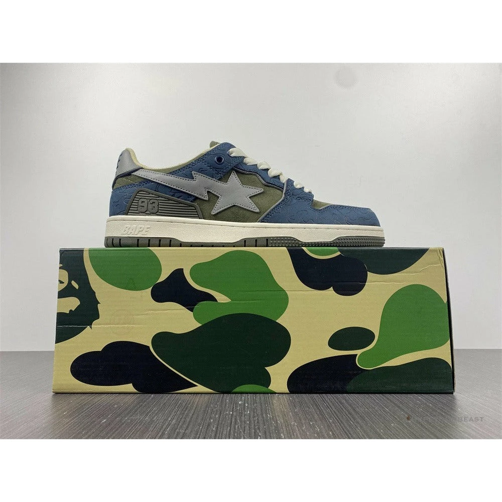 Hypeyourbeast Bape Sta Low Top Sneakers 'Blue Green' 11 Hypeyourbeast Bape Sta Low Top Sneakers 'Blue Green'