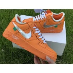 Hypeyourbeast Off White X Nike Air Force 1 Low "Orange"