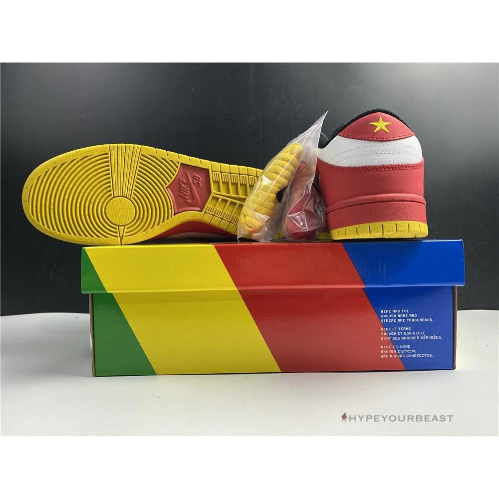 Hypeyourbeast Nike SB Dunk Low Varsity Red Earth Yellow 3 Hypeyourbeast Nike SB Dunk Low Varsity Red Earth Yellow