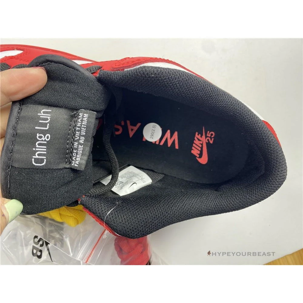 Hypeyourbeast Nike SB Dunk Low Varsity Red Earth Yellow 8 Hypeyourbeast Nike SB Dunk Low Varsity Red Earth Yellow