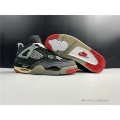 Hypeyourbeast Off White X Air Jordan 4 'Bred'