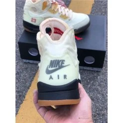 Hypeyourbeast Off White X Air Jordan 5 Sail