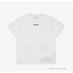 HypeYourBeast Off White Tee Shirt White Pink T-Shirts