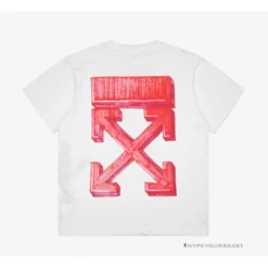 HypeYourBeast Off White Tee Shirt White Pink T-Shirts