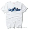 Hypeyourbeast Supreme Tee Shirt Tom & Jerry White T-Shirts