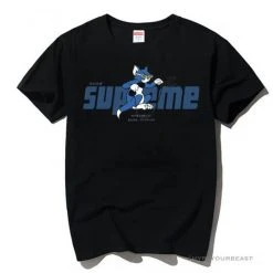 Hypeyourbeast T-Shirts Supreme Tee Shirt Tom & Jerry Black
