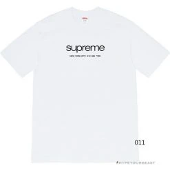 Hypeyourbeast T-Shirts Supreme Tee Shirt White