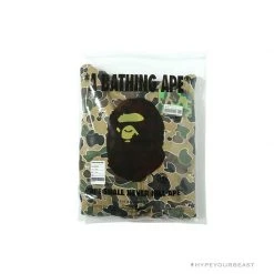 Hypeyourbeast BAPE Shark Head STA Star Camouflage Hoodie 'YELLOW' Clothes