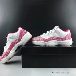 Hypeyourbeast Air Jordan 11 Low 'White / Pink'