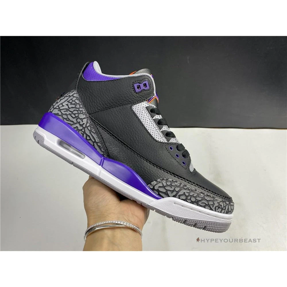 Hypeyourbeast Air Jordan 3 'Court Purple Black Cement' 12 Hypeyourbeast Air Jordan 3 'Court Purple Black Cement'