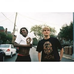 Hypeyourbeast BAPE X MCM Camouflage Ape Head Tee Shirt 'WHITE'