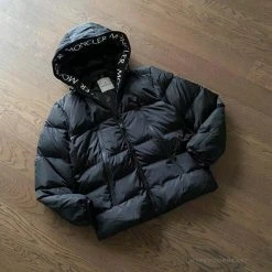 HypeYourBeast Moncler Puffer Jacket Black Hooded
