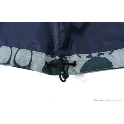 Hypeyourbeast BAPE X COACH Co-Branded Grey-Blue Hoodie