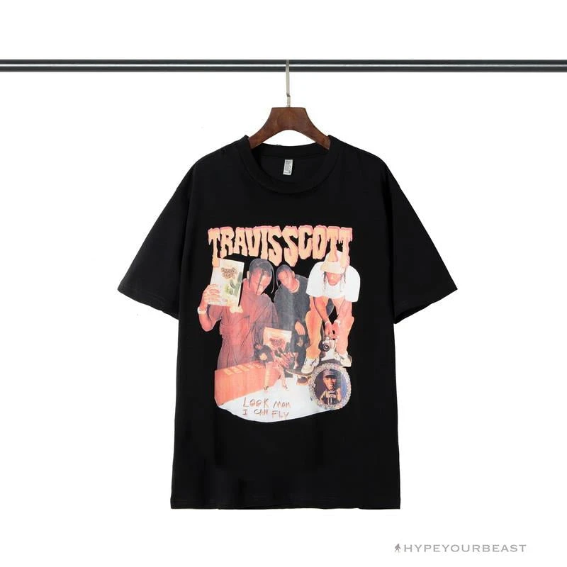 Hypeyourbeast OFF-WHITE Travisscott High Street Tee Shirt 'BLACK' 1 Hypeyourbeast OFF-WHITE Travisscott High Street Tee Shirt 'BLACK'