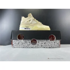 Hypeyourbeast Off White X Air Jordan 4 Sail