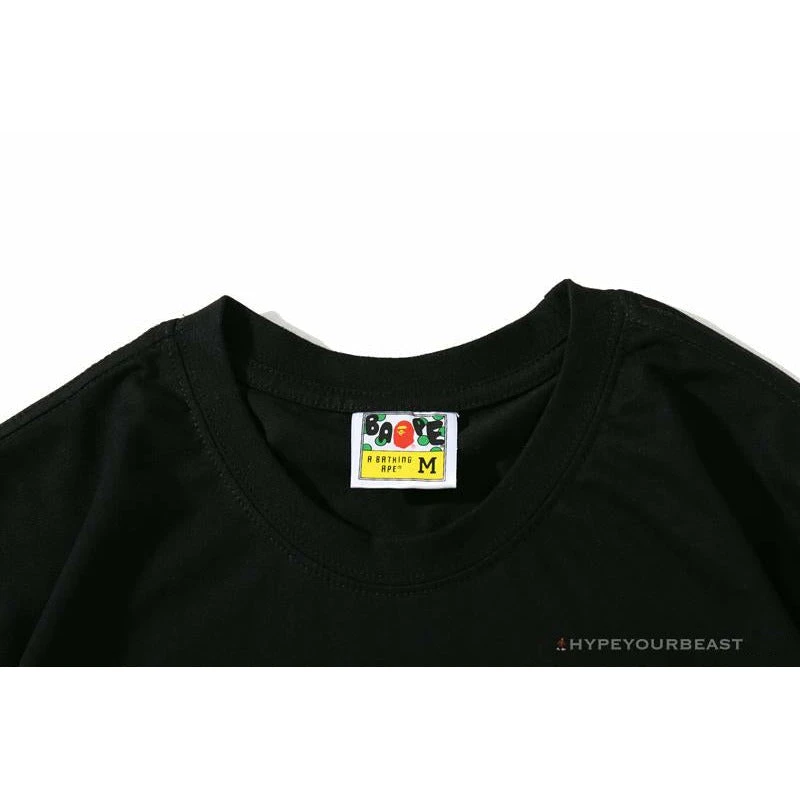 Hypeyourbeast BAPE Blue Ape Head Green Storm Tee Shirt 'BLACK' Clothes 3 Hypeyourbeast BAPE Blue Ape Head Green Storm Tee Shirt 'BLACK' Clothes