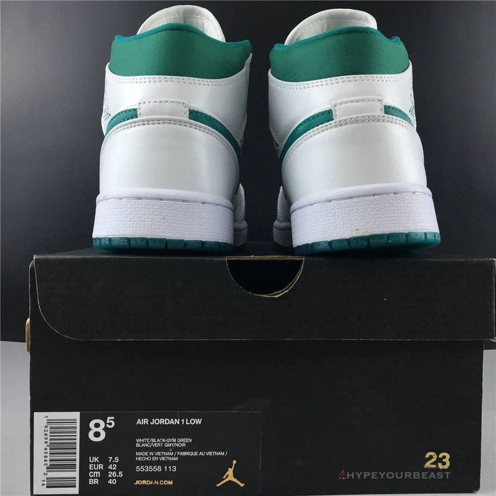 Hypeyourbeast Air Jordan 1 Mid White Mystic Green 13 Hypeyourbeast Air Jordan 1 Mid White Mystic Green