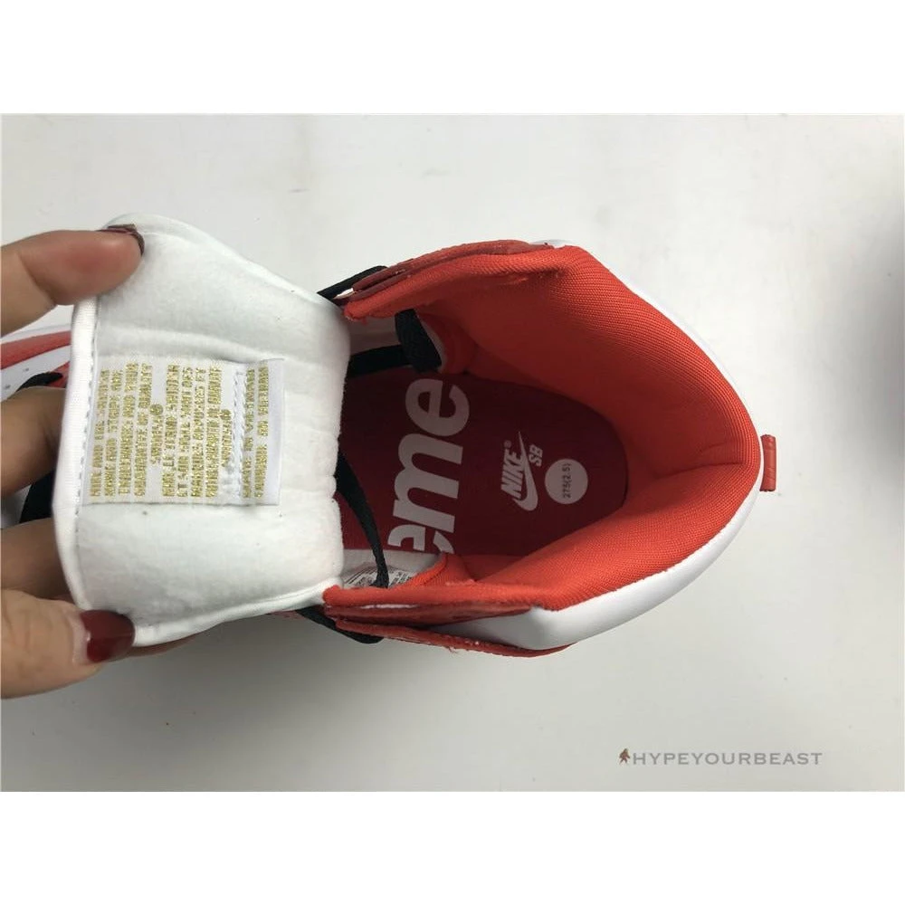 Hypeyourbeast Nike Dunk High X Supreme Red 15 Hypeyourbeast Nike Dunk High X Supreme Red