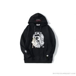 Hypeyourbeast Clothes BAPE Marilyn Monroe Hoodie 'BLACK'
