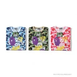 Hypeyourbeast BAPE Ape Head Star Camouflage Shading Tee Shirt 'BLUE' 32 Hypeyourbeast BAPE Ape Head Star Camouflage Shading Tee Shirt 'BLUE'