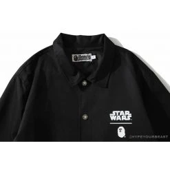 Hypeyourbeast Clothes BAPE X Star Wars Collaboration Windbreaker Jacket 'BLACK'