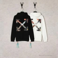 HypeYourBeast Off White Hoodie Skull Black