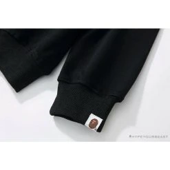 Hypeyourbeast BAPE X Bathing Ape Head Long Sleeve Shirt 'BLACK'