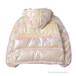 HypeYourBeast MNCLR Puffer Jacket Rainbow Hoodies & Jackets
