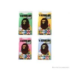 Hypeyourbeast BAPE Baby Milo Color Square Ape Head Tee Shirt 'BLUE' Clothes