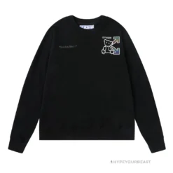 HypeYourBeast Off White Shirt Bear - Black Shirts