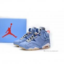 HypeYourBeast Travis Scott X Air Jordan 6 'British Khaki Blue'