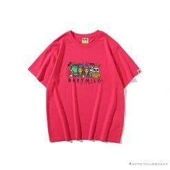 Hypeyourbeast Clothes BAPE Baby Milo Halloween Tee Shirt 'PINK'